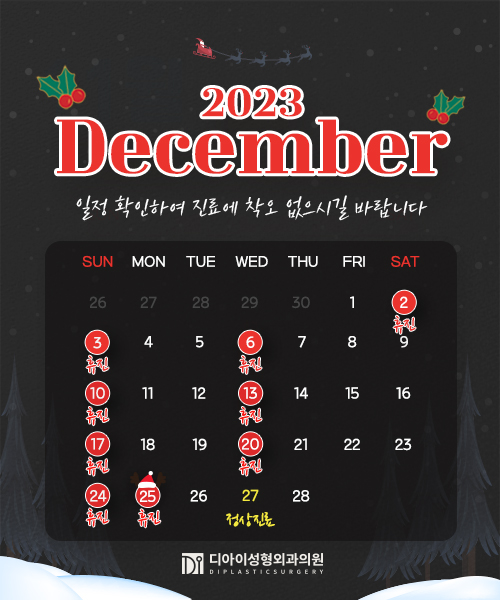 12월 진료안내